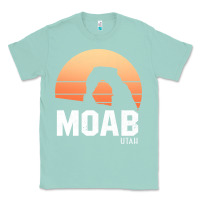 Seafoam moab utah arches national park vintage retro outdoor hiking pullover h Classic Tee - linhVisuals