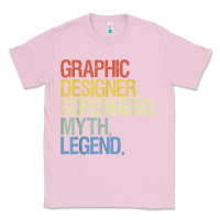 Bubblegum Pink funny graphic designer t shirt Classic Tee - linhVisuals