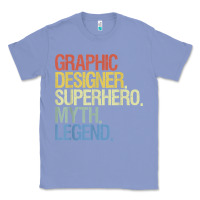 Colony Blue funny graphic designer t shirt Classic Tee - linhVisuals