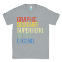 Heather Grey funny graphic designer t shirt Classic Tee - linhVisuals
