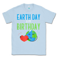 Dusty Blue earth day is my birthday shirt pro environment party gift t shirt Classic Tee - linhVisuals