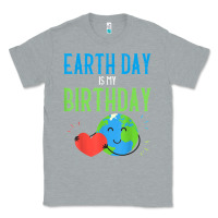 Heather Grey earth day is my birthday shirt pro environment party gift t shirt Classic Tee - linhVisuals