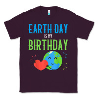 Plum earth day is my birthday shirt pro environment party gift t shirt Classic Tee - linhVisuals