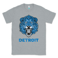 Heather Grey funny vintage lion face head detroit gifts tank top Classic Tee - linhVisuals
