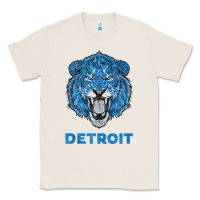 Natural funny vintage lion face head detroit gifts tank top Classic Tee - linhVisuals