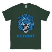 Sports Green funny vintage lion face head detroit gifts tank top Classic Tee - linhVisuals