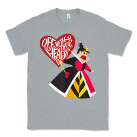 Heather Grey alice in wonderland queen of hearts off with their heads tank top Classic Tee - linhVisuals