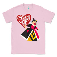 Bubblegum Pink alice in wonderland queen of hearts off with their heads tank top Classic Tee - linhVisuals