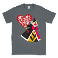 Charcoal Heather alice in wonderland queen of hearts off with their heads tank top Classic Tee - linhVisuals