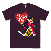 Plum alice in wonderland queen of hearts off with their heads tank top Classic Tee - linhVisuals