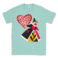 Seafoam alice in wonderland queen of hearts off with their heads tank top Classic Tee - linhVisuals