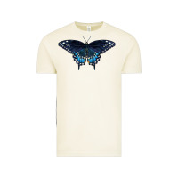 Vintage Arctic Black Swallowtail Butterfly Vintage Tee - LillyAllenDesigns