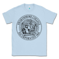 Dusty Blue swarthmore college Classic Tee - linhVisuals