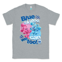 Heather Grey blue's clues & you blue skidoo, we can too tank top Classic Tee - linhVisuals