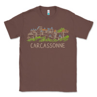 Chestnut carcassonne france unique hand drawn art gift men women t shirt Classic Tee - linhVisuals