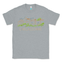 Heather Grey carcassonne france unique hand drawn art gift men women t shirt Classic Tee - linhVisuals