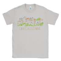 Moon Dust carcassonne france unique hand drawn art gift men women t shirt Classic Tee - linhVisuals