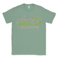 Sage carcassonne france unique hand drawn art gift men women t shirt Classic Tee - linhVisuals