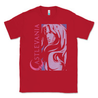 Red castlevania alucard dark portrait t shirt Classic Tee - linhVisuals