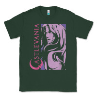 Sports Green castlevania alucard dark portrait t shirt Classic Tee - linhVisuals