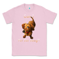 Bubblegum Pink can i pet dat dawg funny dog dachshund lover doxie gift t shirt Classic Tee - linhVisuals