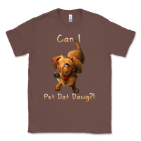 Chestnut can i pet dat dawg funny dog dachshund lover doxie gift t shirt Classic Tee - linhVisuals