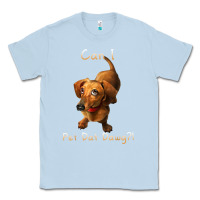 Dusty Blue can i pet dat dawg funny dog dachshund lover doxie gift t shirt Classic Tee - linhVisuals