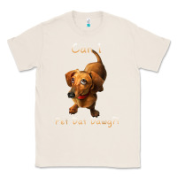 Natural can i pet dat dawg funny dog dachshund lover doxie gift t shirt Classic Tee - linhVisuals