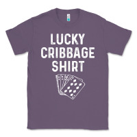 Lavender funny cribbage shirt lucky card game player lover gift t shirt Classic Tee - linhVisuals