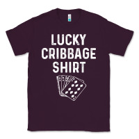 Plum funny cribbage shirt lucky card game player lover gift t shirt Classic Tee - linhVisuals