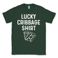Sports Green funny cribbage shirt lucky card game player lover gift t shirt Classic Tee - linhVisuals