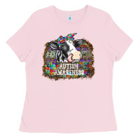 Bubblegum Pink autism awareness2 Ladies Tee - SublimationCraftShop