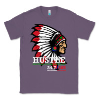 Lavender hustle 247 gang clothing native american men gift t shirt t shirt Classic Tee - linhVisuals