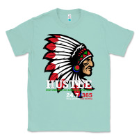 Seafoam hustle 247 gang clothing native american men gift t shirt t shirt Classic Tee - linhVisuals
