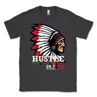 Smoke hustle 247 gang clothing native american men gift t shirt t shirt Classic Tee - linhVisuals