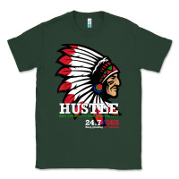 Sports Green hustle 247 gang clothing native american men gift t shirt t shirt Classic Tee - linhVisuals