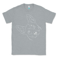 Heather Grey funny australian cattle dog t shirt Classic Tee - linhVisuals