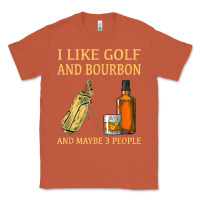 Copper i like golf and bourbon and maybe 3 people t shirt Classic Tee - linhVisuals
