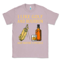 Lilac i like golf and bourbon and maybe 3 people t shirt Classic Tee - linhVisuals