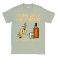 Matcha i like golf and bourbon and maybe 3 people t shirt Classic Tee - linhVisuals