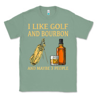 Sage i like golf and bourbon and maybe 3 people t shirt Classic Tee - linhVisuals