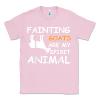 Bubblegum Pink fainting goats are my spirit animal t shirt Classic Tee - linhVisuals