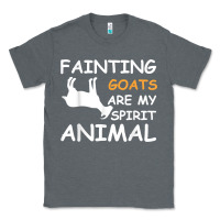 Charcoal Heather fainting goats are my spirit animal t shirt Classic Tee - linhVisuals