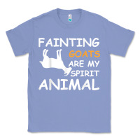 Colony Blue fainting goats are my spirit animal t shirt Classic Tee - linhVisuals
