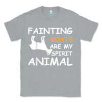 Heather Grey fainting goats are my spirit animal t shirt Classic Tee - linhVisuals
