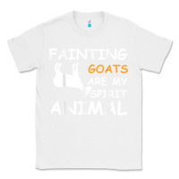 White fainting goats are my spirit animal t shirt Classic Tee - linhVisuals