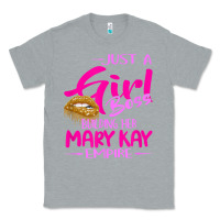 Heather Grey just a girl boss building her mary kay empire gift for women t shirt Classic Tee - linhVisuals