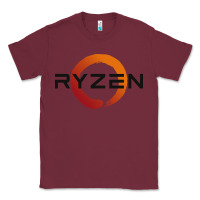 Burgundy ryzen free world Classic Tee - linhVisuals