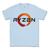 Dusty Blue ryzen free world Classic Tee - linhVisuals