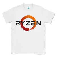 White ryzen free world Classic Tee - linhVisuals